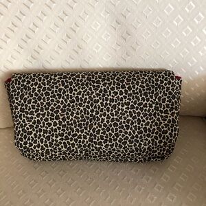 Handmade Leopard Print Clutch - Front Flap w/Magnetic Closure